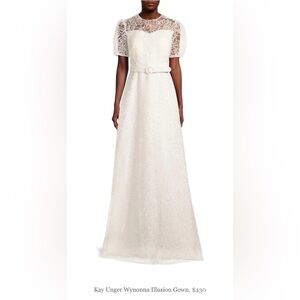 Kay Unger Wynonna Illusion Gown